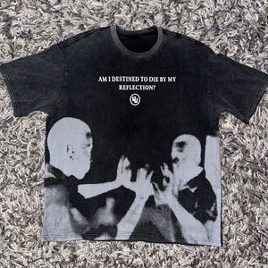 XL Children of the Sun Death Reflection Shirt Vintage Wash Black Streetwear UU